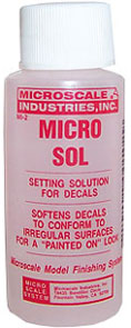 Micro Sol, softening solution for Decals  MI-2