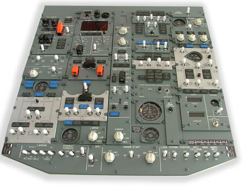 B737 Forward Overhead Panel kit - AviationMegastore.com