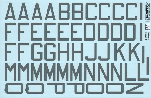 RAF Code letters and Numbers 30