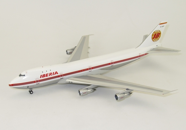 B747-100 (Iberia) EC-BRP Polished With Stand IF7410516P