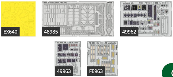 Detailset Heinkel He111H-16 (ICM) BIG49218