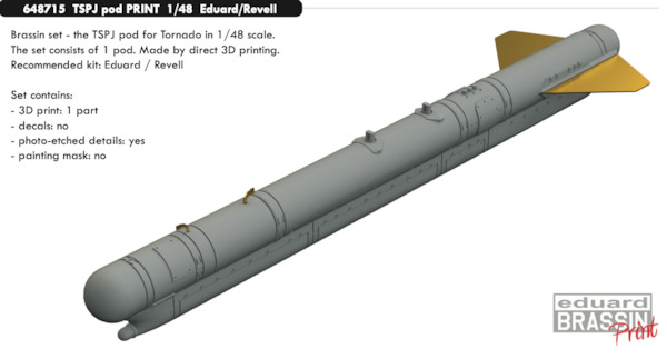 TSPJ Pod for Tornado GR4 (Eduard/Revell)  E648715