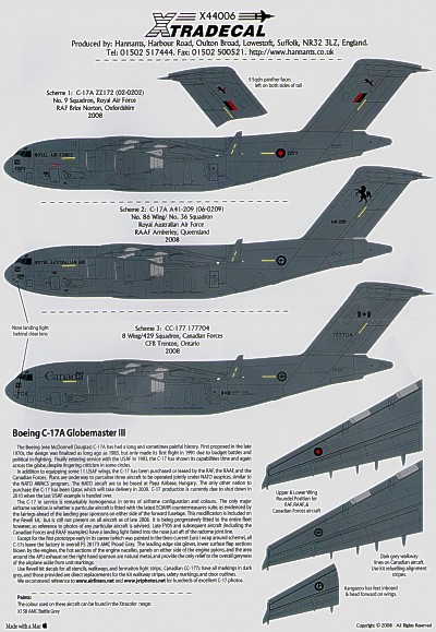 Boeing C-17A Globemaster III Export x44-006
