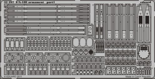 Detailset F/A18E Super Hornet armament (Trumpeter) E32-297