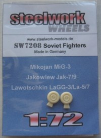 Wheels Soviet fighters (LA3/5/7, MiG3 and Yak 7/9) SW7208