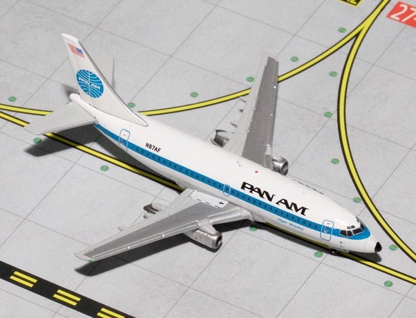 B737-200 (Pan Am) N67AF polished GJPAA1338