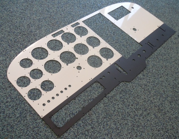 Cessna 172 metal panel CESSNAPANELCTURK