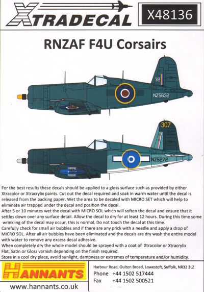 F4U-1 Corsair. R New Zealand Air Force X48136