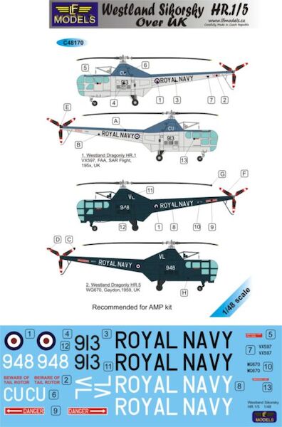 Westland Sikorsky WS-51 Dragonfly HR1/4 over UK LFC48170