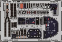 Self Adhesive Detailset NA P51D Mustang Interior (Dragon) E33-036