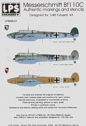 Messerschmitt BF110C LPM48-01