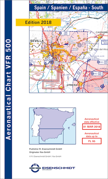 VFR 500 Spain chart South (Edition 2018) 05-4-026-2018