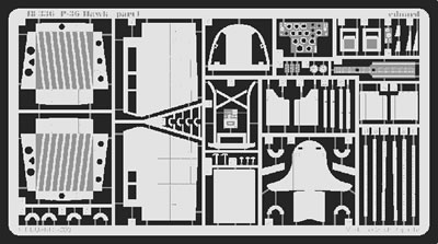 Detailset P36 Hawk (Hobbycraft/Academy) E48-336