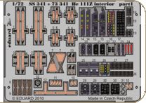 Detailset Heinkel He111Z Interior Self adhesive (Hasegawa) SS341