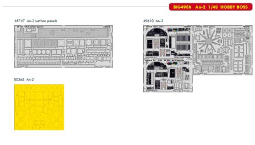 Detailset Antonov AN2 'Colt' (Hobby Boss) BIG4986