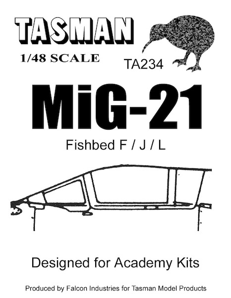 Mikoyan MiG21MF/Bis Canopy (Academy) TA234