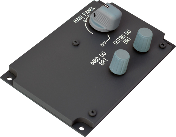 B737 MIP-BRFO panel BKI version (Backlite power: 2,4 to 2,9 volts) 5T7