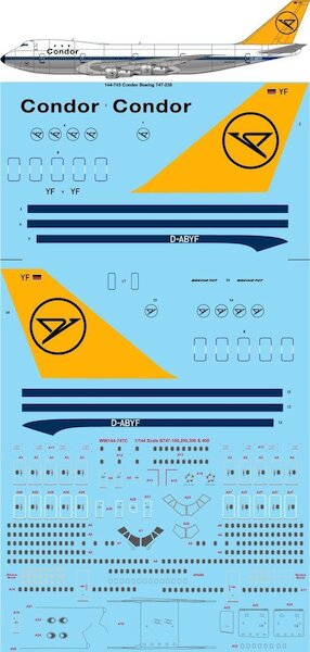 Boeing 747-200 (Condor) 144-743