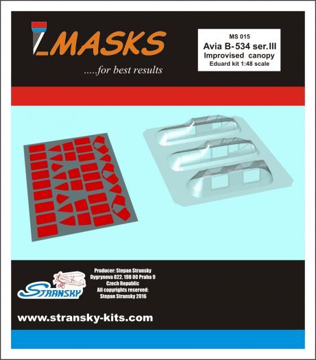 Canopy set for Avia B534 Srs III (Improvised MS015