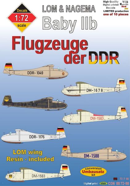 Flugzeuge der DDR: Nagema Baby IIb CON887298