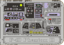 Detail set F4D Phantom II Interior (Tamiya) E32-545