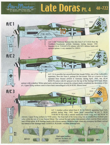Late Dora's part 4 (FW190D-9) AMD48-722
