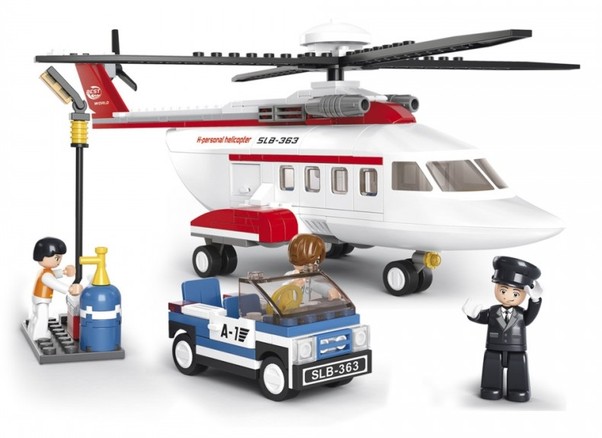 Sluban Toy Private Helicopter 259 piece M38-B0363