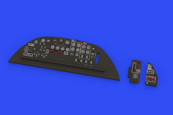 Boeing B17G Flying Fortress Löök Instrument Panel and seatbelts (Hong Kong Models) E644036
