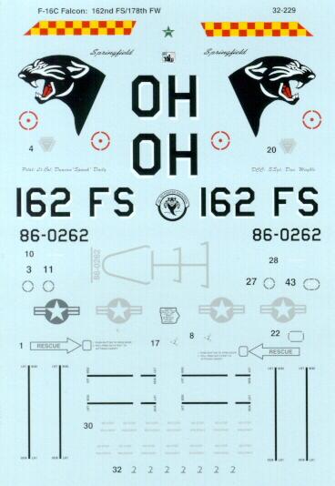 32-223 F16C Falcon (52FW Cdr.,26FS/52FW) 32-223