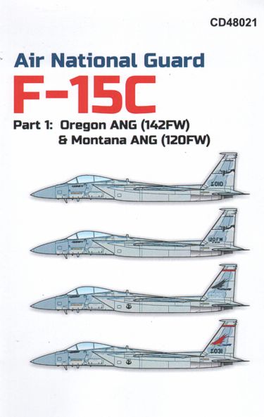 Air National Guard F15C Eagle part 1 Oregon and Montana ANG CD48021