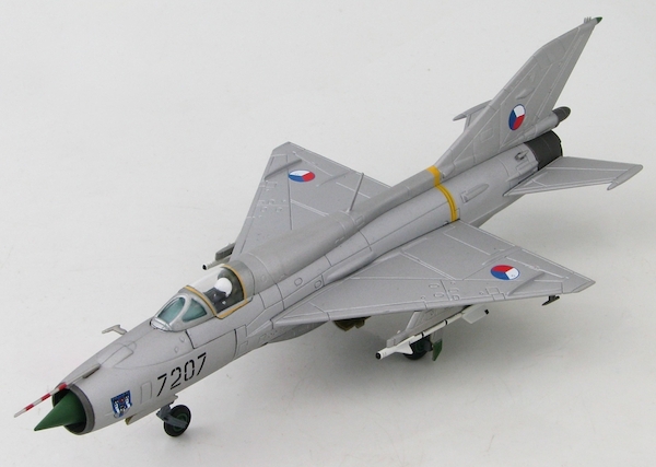 MIG21PFM No.7207, 11th Fighter Regiment, Zatec AB, Czechoslovak Air Force HA0186