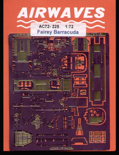 Fairey Barracuda Cockpit Detail Set AC72225