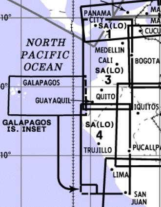 Low Altitude Enroute Chart South America SA(LO)3/4