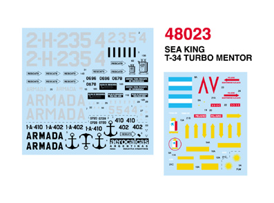 SH3 Sea King, T34C Turbo Mentor (Armada Argentina) 48023