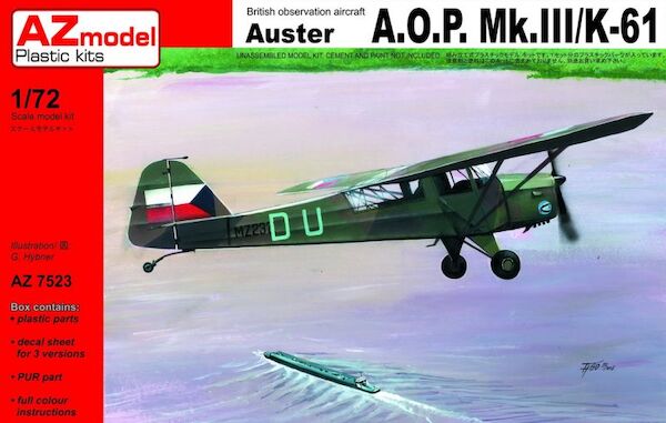 Auster AOP Mk.III/K-61 RAAF, IAF, CzAF az7523