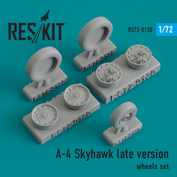 Douglas A4 Skyhawk Late version Wheel set RS72-0130