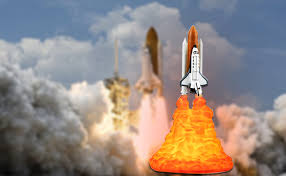Shuttle Space 3D lamp SPACELAMP