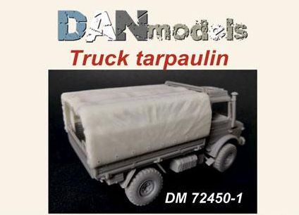 Unimog U1300L military 2t truck (4x4) with Tarpaulin DM72450-1