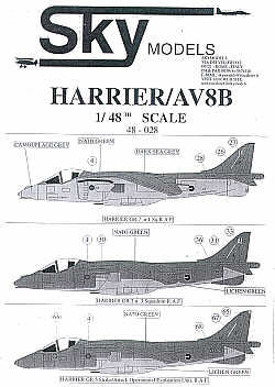 Harrier / AV8B (USMC, RAF, Spanish navy, Royal navy) SKY48028