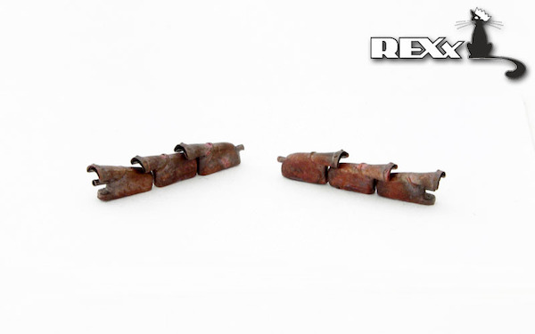 Spitfire MKV Fishtail Exhaust with heather system (Universal) 48.020