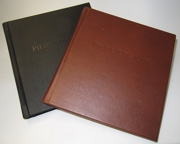 Leather Logbook: black leather LEATHER-BL