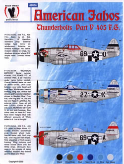 American Jabo`s P47 Thunderbolt Part V (405FG) ES48056