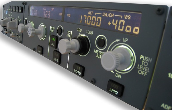 A320 FCU Captain EFIS F/O EFIS set. FCU320FULL