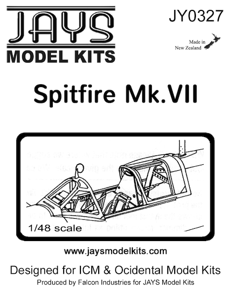 Spitfire MKVII canopy (2x) jy0327