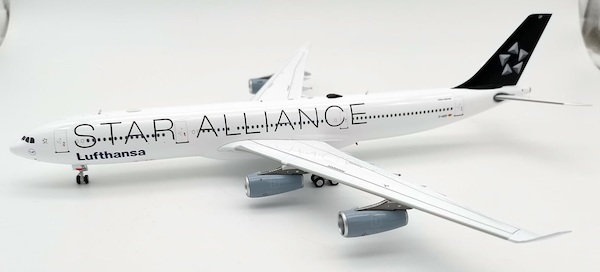 Airbus A340-313 Lufthansa Star Alliance D-AIGP With Stand JF-A340-006