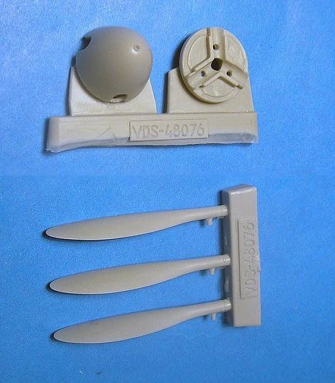 Yakovlev Yak3 prop and spinner (Zvezda, Eduard) VDS48076