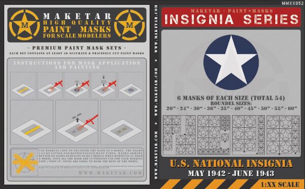 US Roundels May 1942-June 1943 (54 roundels) MM72052