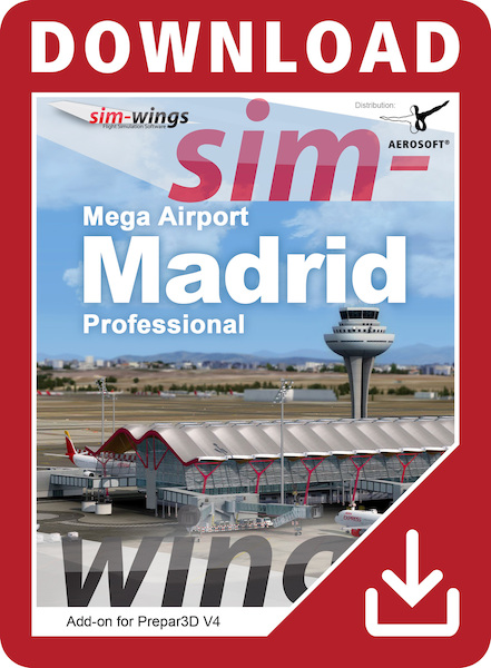 LEMD-Mega Airport Madrid professional (Download version) 14484-D