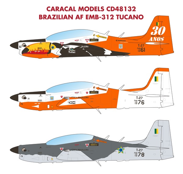 Embraer EMB312 Tucano Brazilian Air Force CD48132