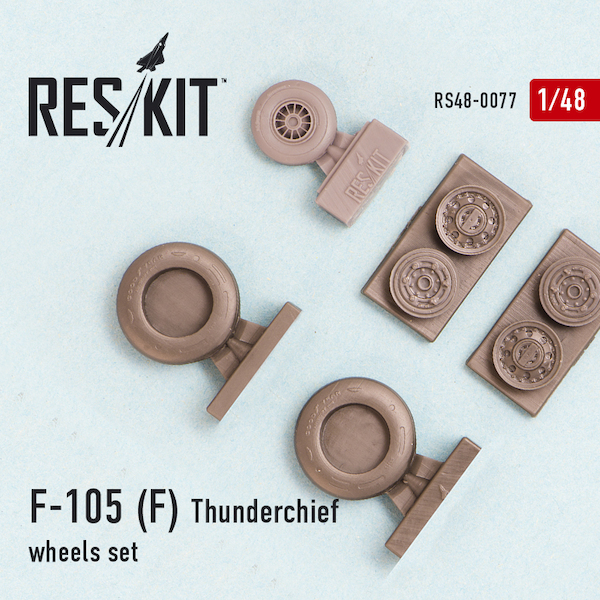 Republic F105 (F) Thunderchief Wheels set RS48-077